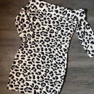 Cheetah/Leopard Print H&M Bodycon Dress